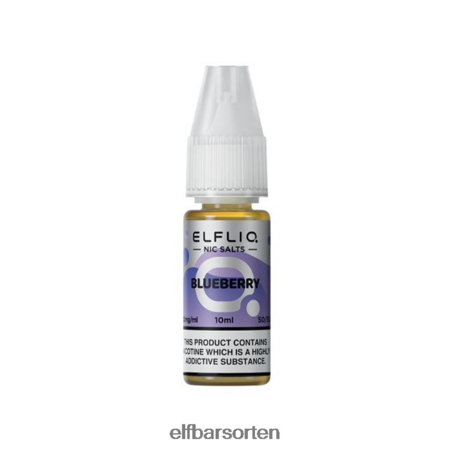 Elfbar Elfliq Blaubeer-Nic-Salze – 10 ml – 10 mg/ml- ELF BAR Sorten Pods 6N80NB215